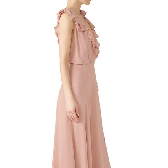 REFORMATION Blush Peppermint Dress Size XL - Picture 2 of 10